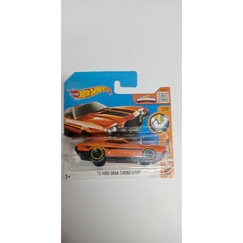 2016 Hot Wheels #122 Muscle Mania 2/10 '72 FORD GRAN TORINO-SHORT CARD (DHR33)