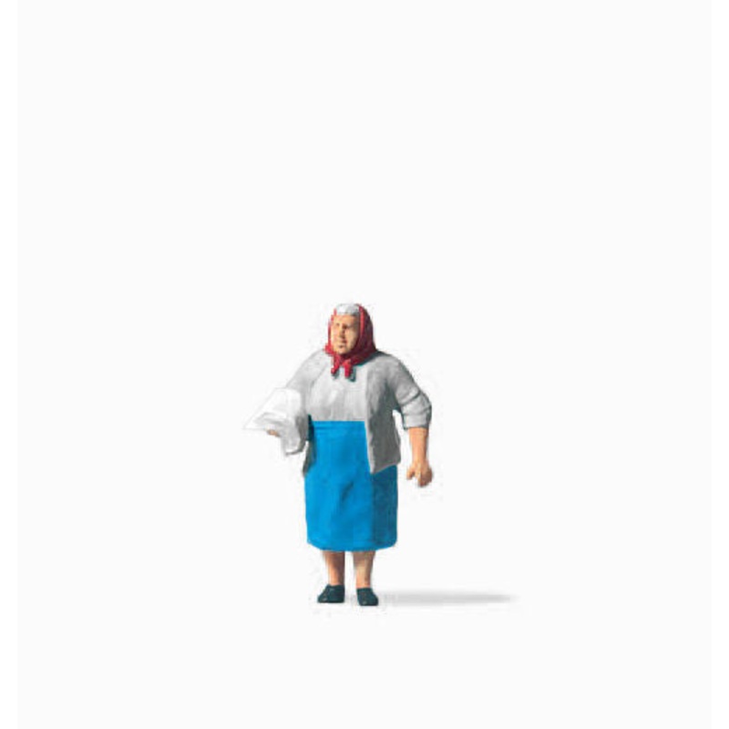 Preiser 1/87 HO Woman Newspaper Figure 28255