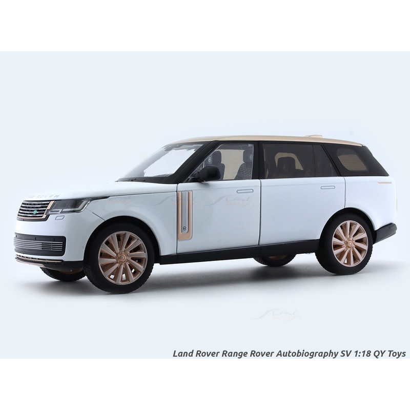 Land Rover Range Rover Autobiography SV white 1:18 QY Toys diecast scale model car