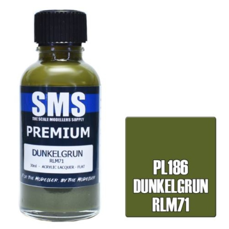 SMS Premium Lacquer - PL186 Dunkelgrun RLM71
